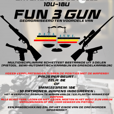 Fun 3 Gun (Georganiseerd ten voordele van AVWL)