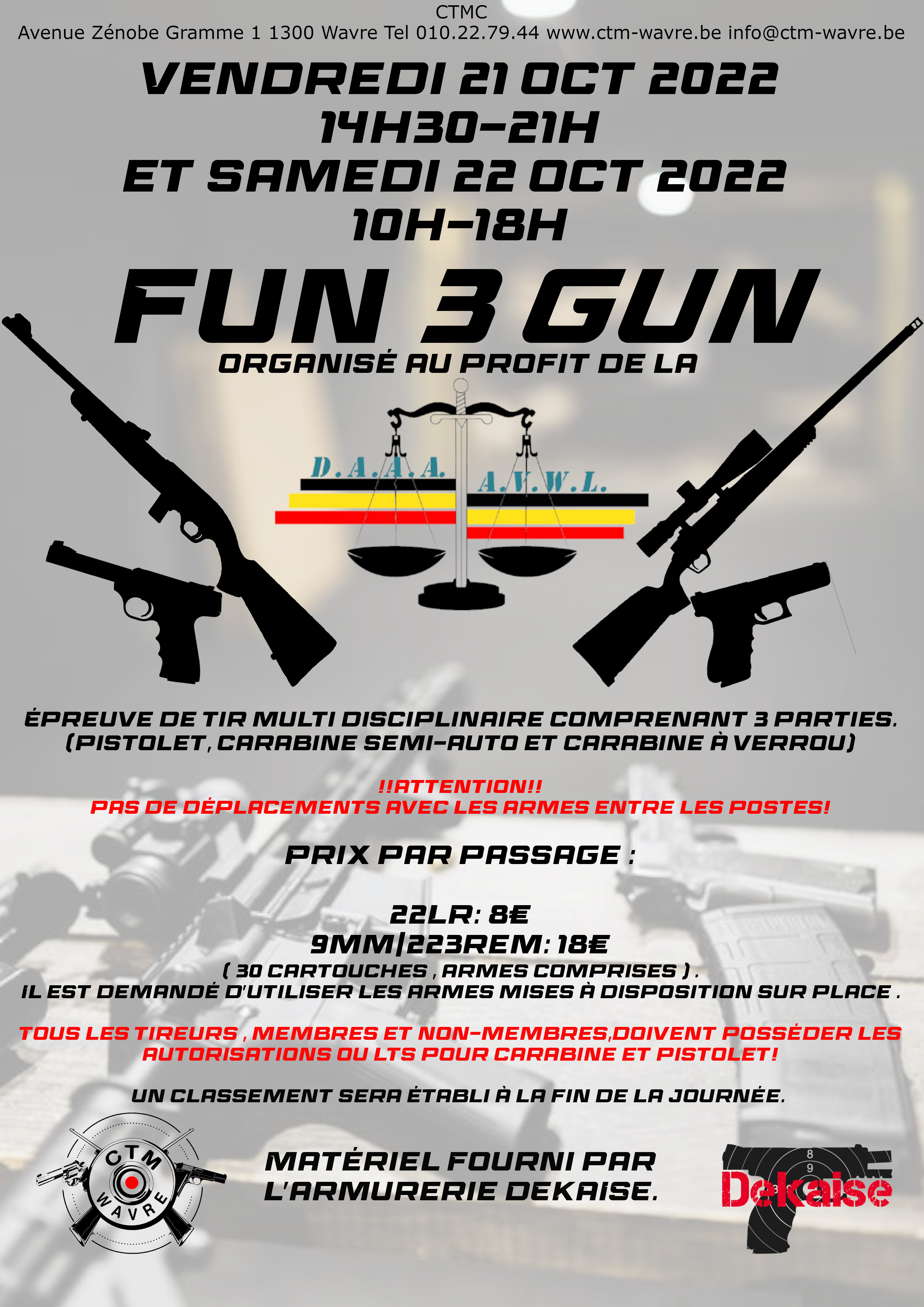 Fun 3 gun (Au profit de la DAAA)