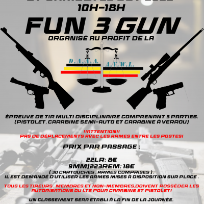 Fun 3 gun (Au profit de la DAAA) 