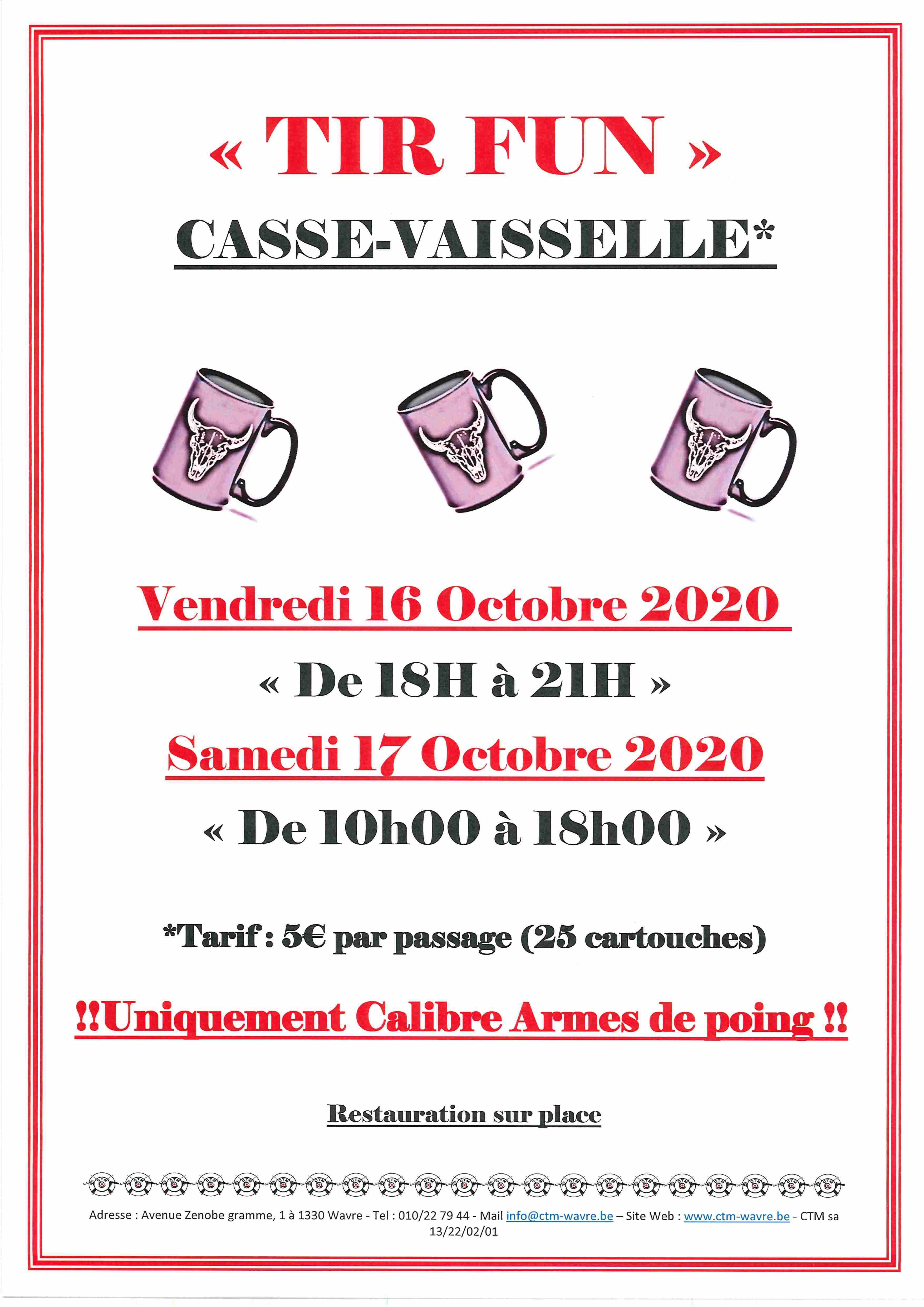 Tir Fun - Casse Vaisselle