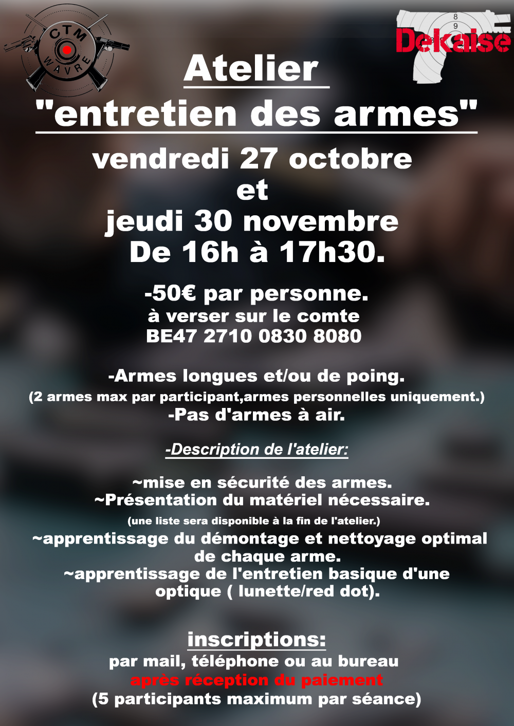 Atelier entretien 