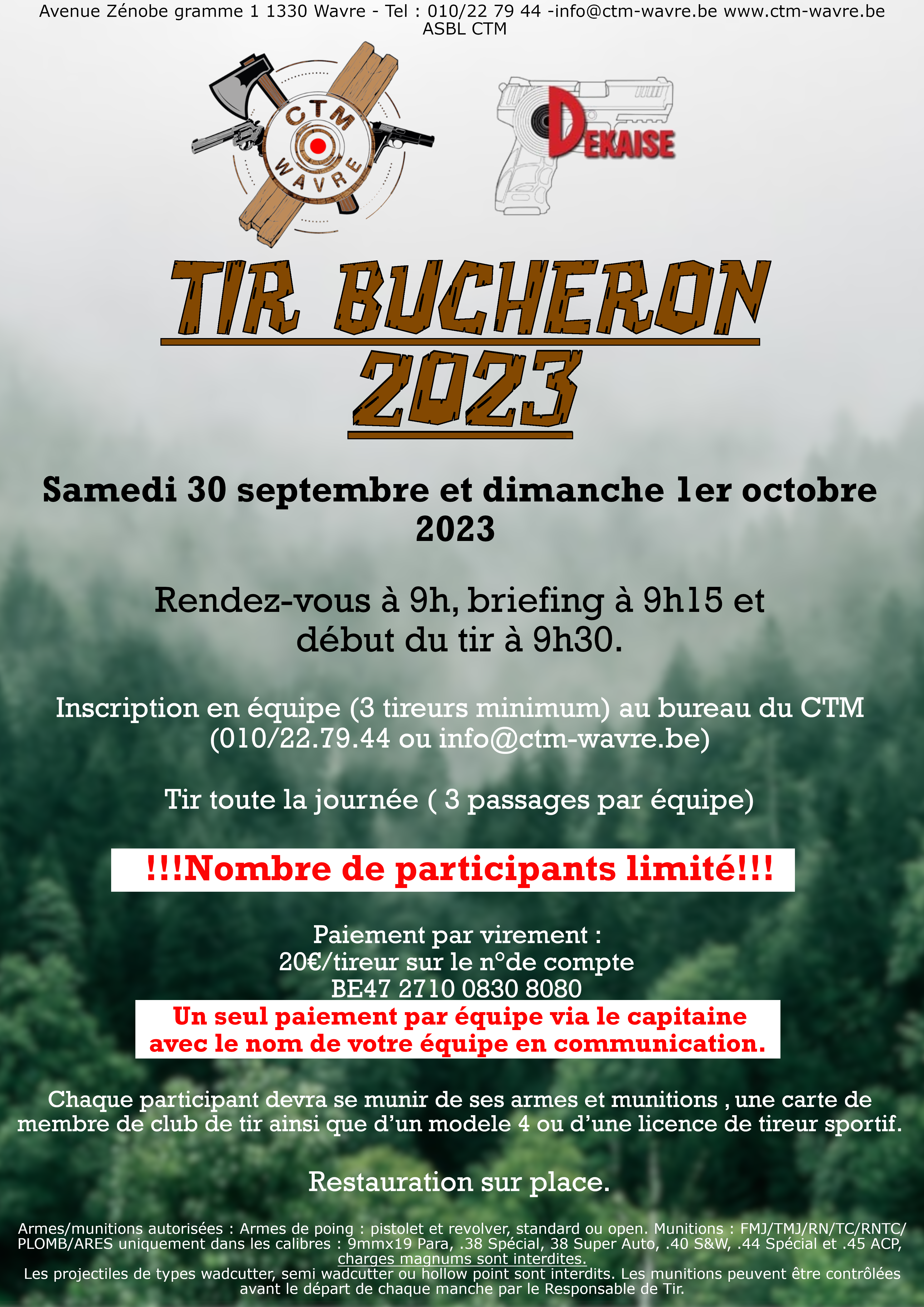 Tir bûcheron 